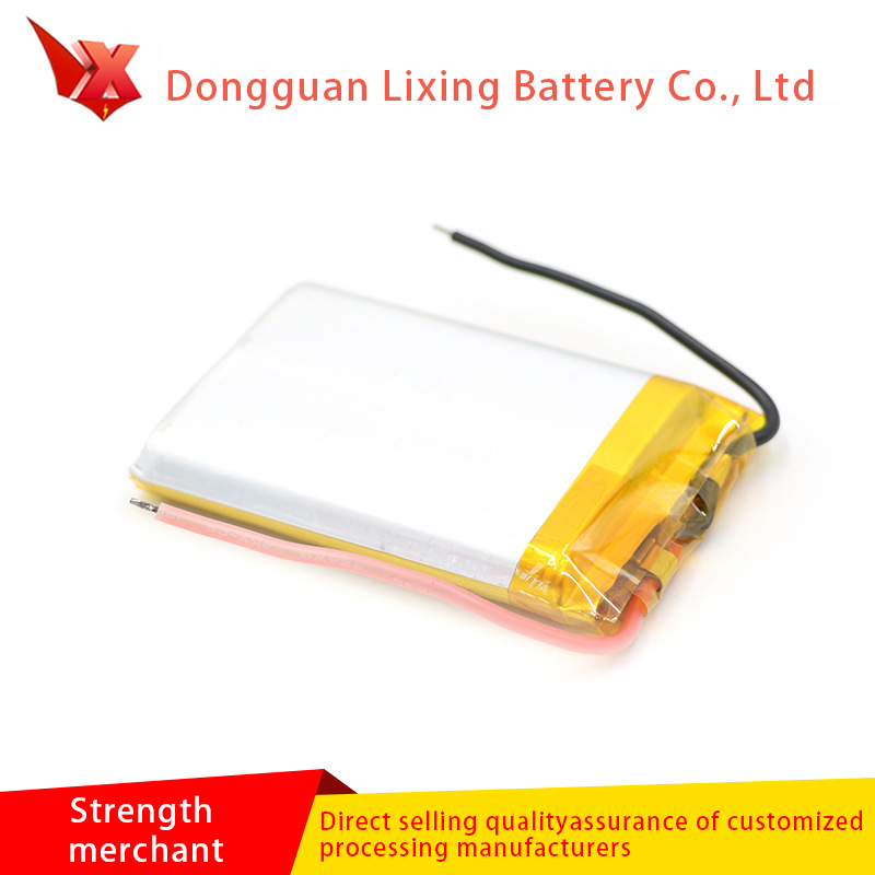 Fabrik Direktverkauf Lithium-Batterie 804060-2500mAh3 7V Softpack-Batterieknopf Elektronische Wiederaufladbare Lithiumbatterie