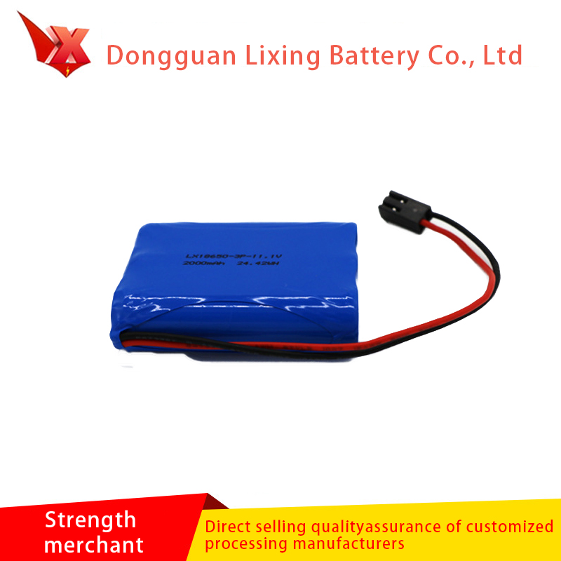 UL 18650 Lithium-Batterie 11.1V Batterie 2000mAh18650 Batteriebetriebwerkzeugbatterie